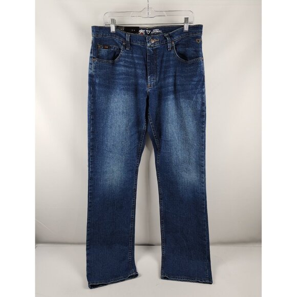 Wrangler 20X Jeans Mens 33x34 Blue Irregular Cody Johnson Collection Denim NWT